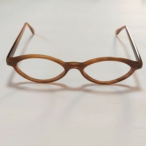 Beausoleil Paris Beautiful Tan Oval Frame Ladies Eyeglasses No Lenses